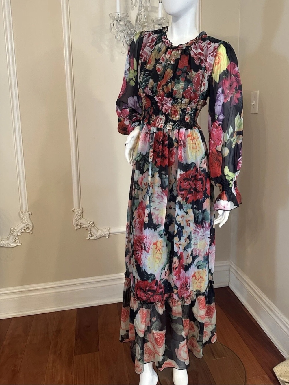 Dalia Macphee Maxi Dress Size L